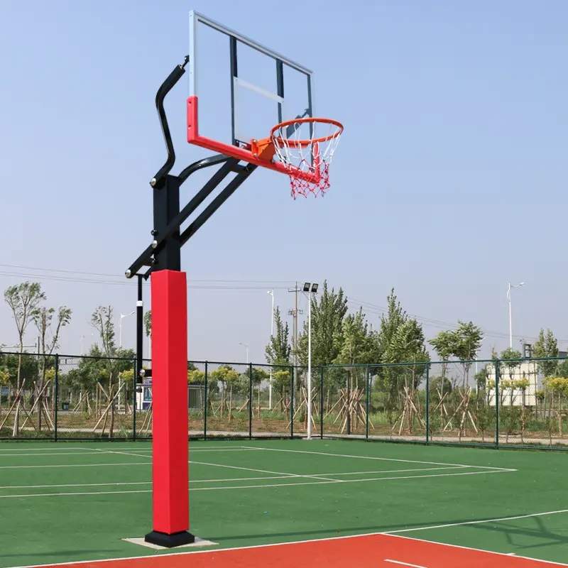 Do you like high quality outdoor basketball hoops made in China? With anti-impact protective cover