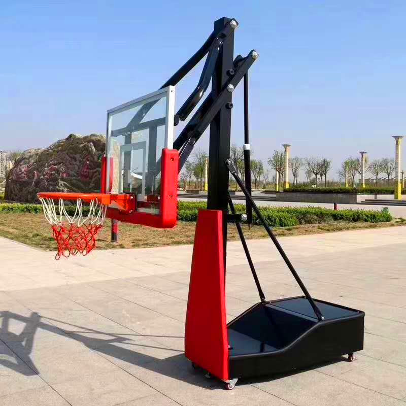 China Basketball Stand Manufacturer - Basketball Stand with Wheel Lifting System