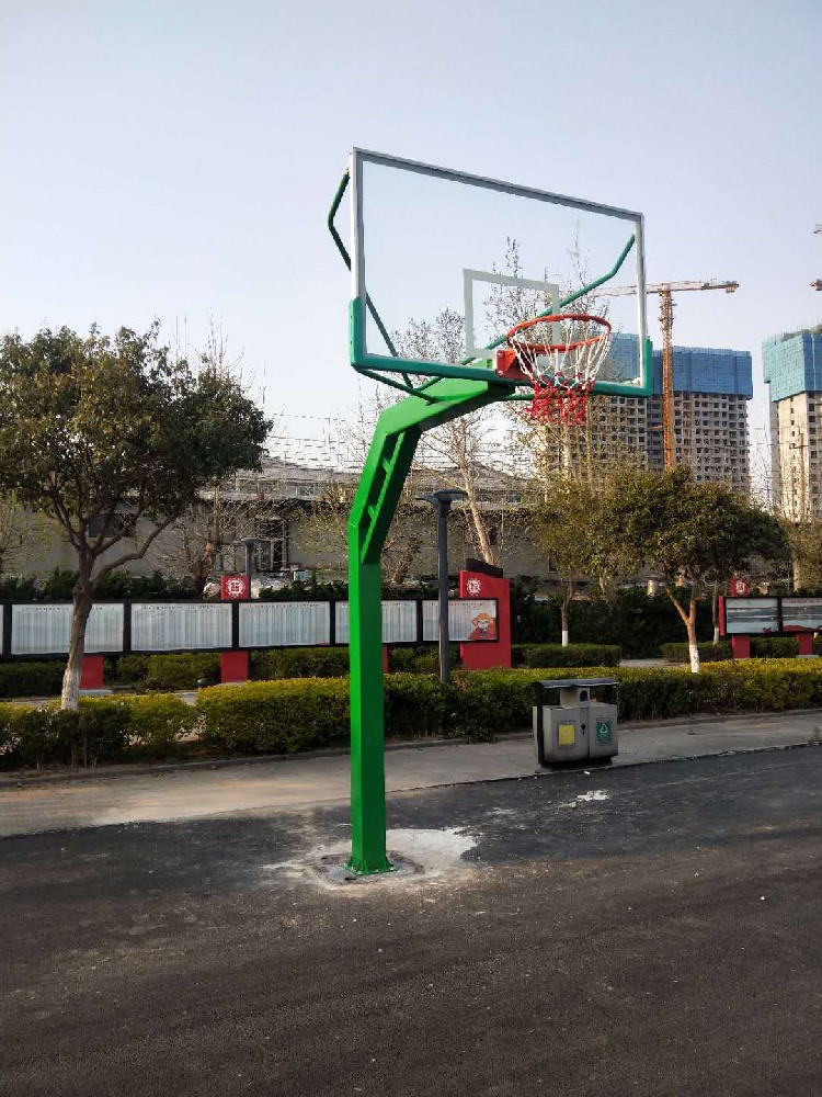 Adult underground basketball hoop-square column-made in China