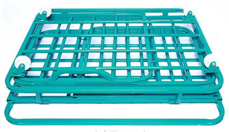 Folding basketball cart